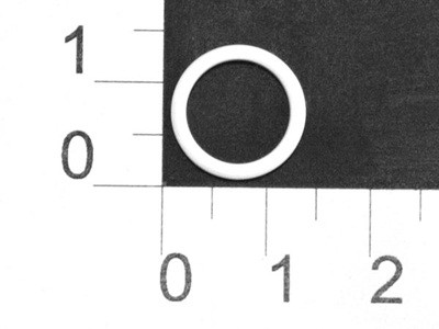 Кольцо металл крашенный d=10мм 1000В белый (упаковка 1000 штук) (0)