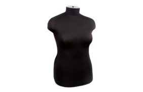 манекен женский р52 (104-84-110) мягкий цв чёрный купить по цене 9266 руб - в интернет-магазине Веллтекс | Пермь
