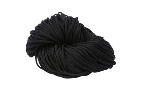 шнур для одежды круглый цв черный 5мм (уп 100м) 5-02 купить по 1.95 для тактического снаряжения в Перми 
