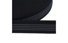 резинка тканая с латексом 3*4 цв черный 025мм (уп 25м) ekoflex купить по 42.4 для тактического снаряжения в Перми 
