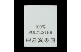 с102пб 100%polyester - составник - белый (уп 200 шт.) купить по цене 150 руб - в интернет-магазине Веллтекс | Пермь
