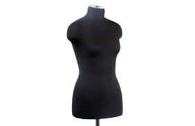манекен женский р50 (100-79-106) мягкий цв чёрный купить по цене 9266 руб - в интернет-магазине Веллтекс | Пермь
