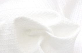 вафельное полотно 145гр/м2, 100хб, 45см, отбеленная, белый/s501, (60/420м) tpg052 купить в Перми.