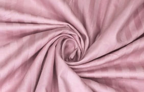 ткань страйп-сатин 145гр/м2, 100хб, 240см, полоска 1*1, розовый пудра 14-1905 tpg009 купить по цене 528 руб в розницу от 1 метра - в интернет-магазине Веллтекс